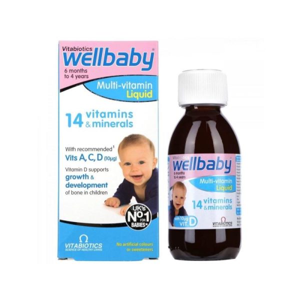 Vitabiotics Wellbaby Multi-Vitamin Shurup 6 Muaj-4 Vjeç 150 ML