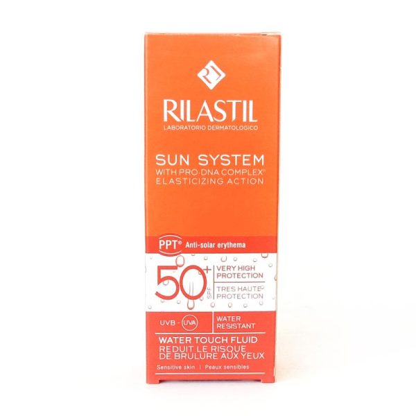 RILASTIL SUN SYSTEM WATER TOUCH FLUID REDUCED EYE STINGING SPF50