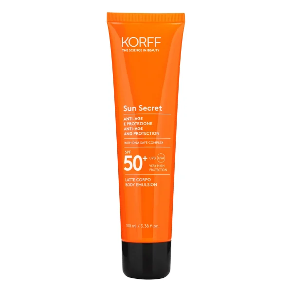 Korff Sun Secret SPF 50+ Body Emulsion Latte Corpo 100 ml