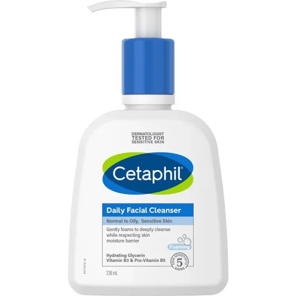 CETAPHIL FACIAL CLEANSER NORMAL-OILY SKIN 236ML X1