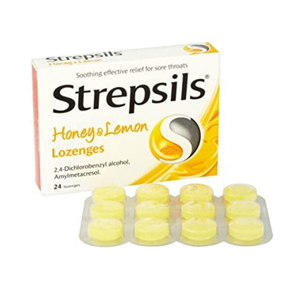 Strepsils Honey & Lemon 1.2mg x 24 karamele