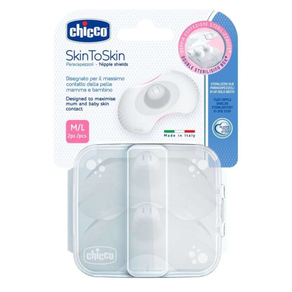 Chicco Nipple Shields M/L X 2 cope