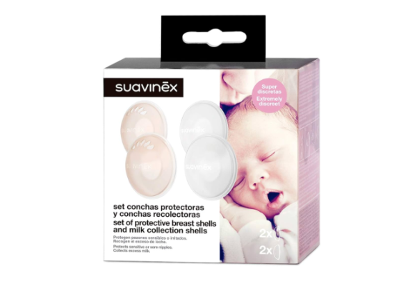Suavinex Protective & Milk Collection Shells x2