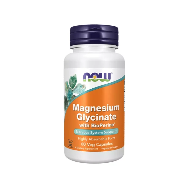 Now - Magnesium Glycinate with BioPerine x 60 kapsula