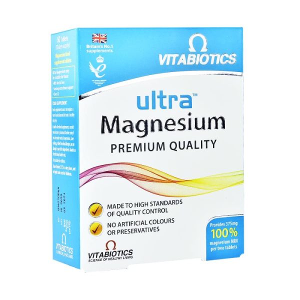 Vitabiotics Ultra Magnesium 375 Mg 60 Tableta