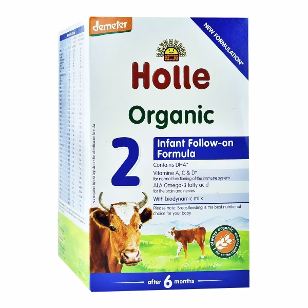 Holle Organik 2 Qumësht Formulë Lope 6-12 Muaj 600 G