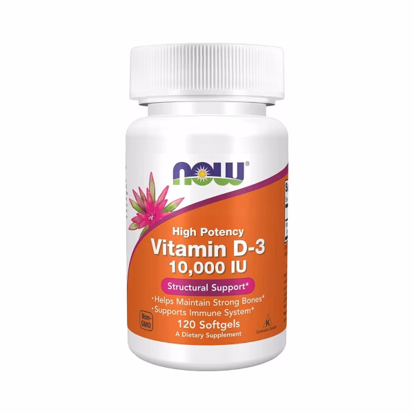 Now Vitaminë D3 10.000 Ui 30 Kapsula