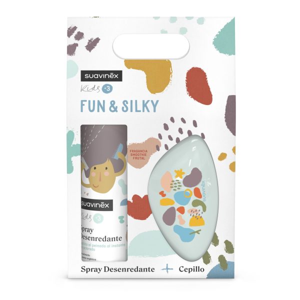 Suavinex Seti Fun and silky Kids (spraj per floket dhe kreher)
