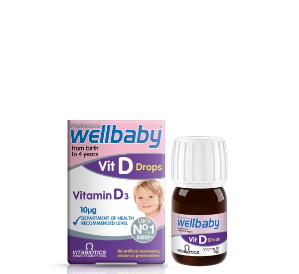 Vitabiotics - Wellbaby Vitamin D Drops 400 IU