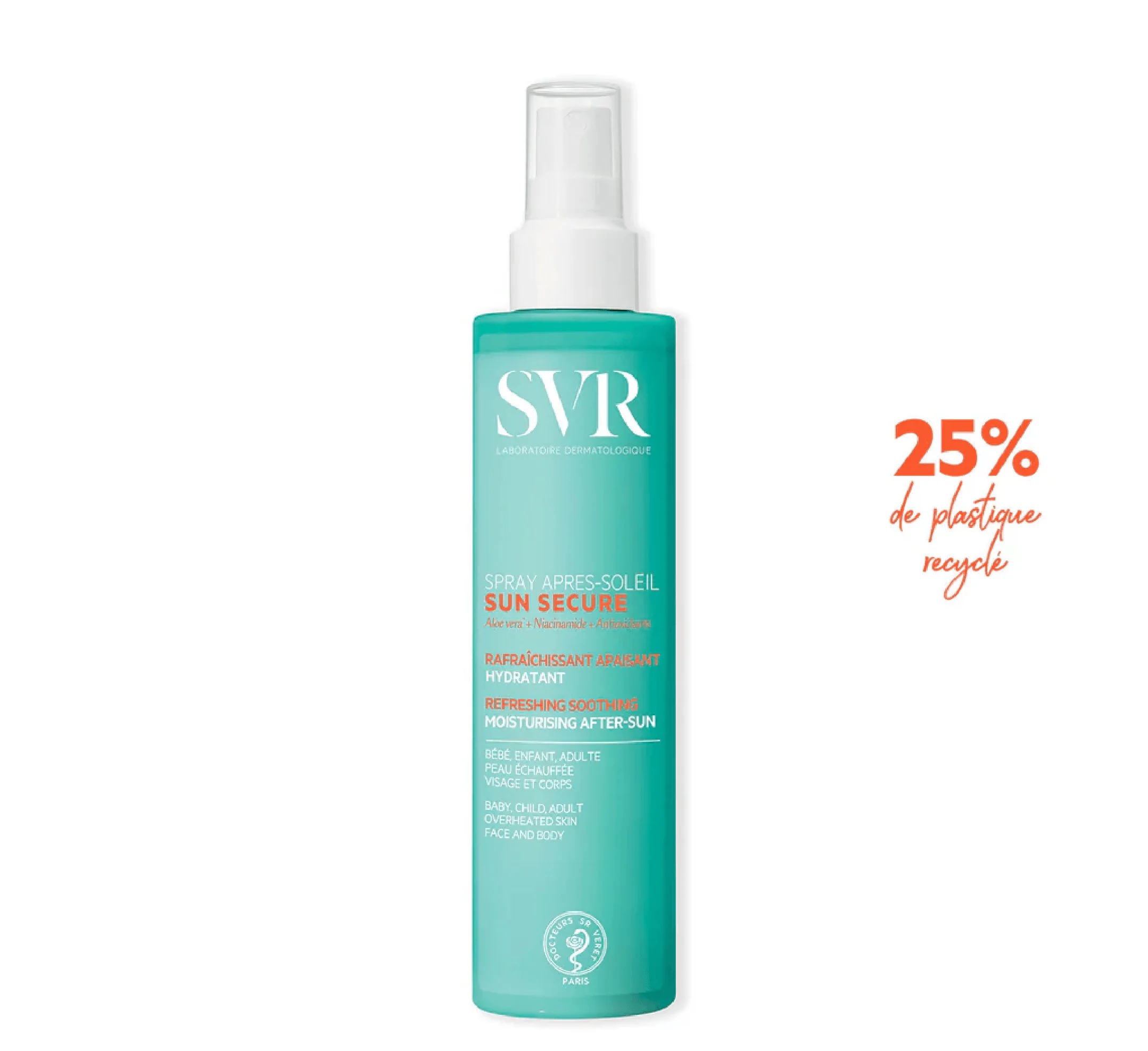 SVR SUN SECURE Refreshing Soothing Moisturising After Sun Spray