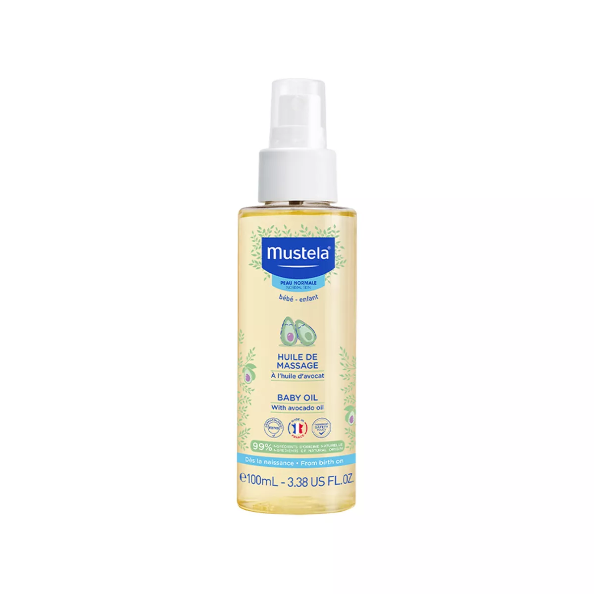 Mustela – Vaj për masazh 100ml