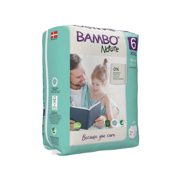Bambo Nature 6 - Pelena x20 cope (16+kg)
