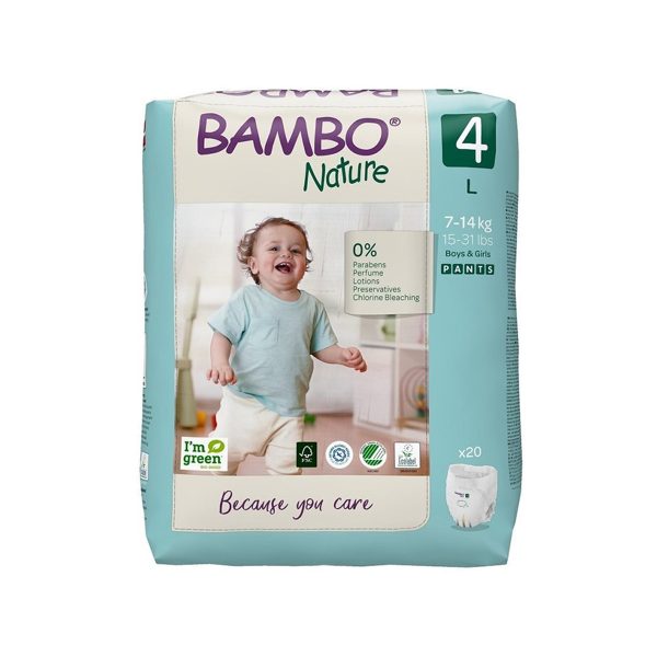 Bambo Nature 4 (Pants-mbathje) x20 cope (7-14kg)