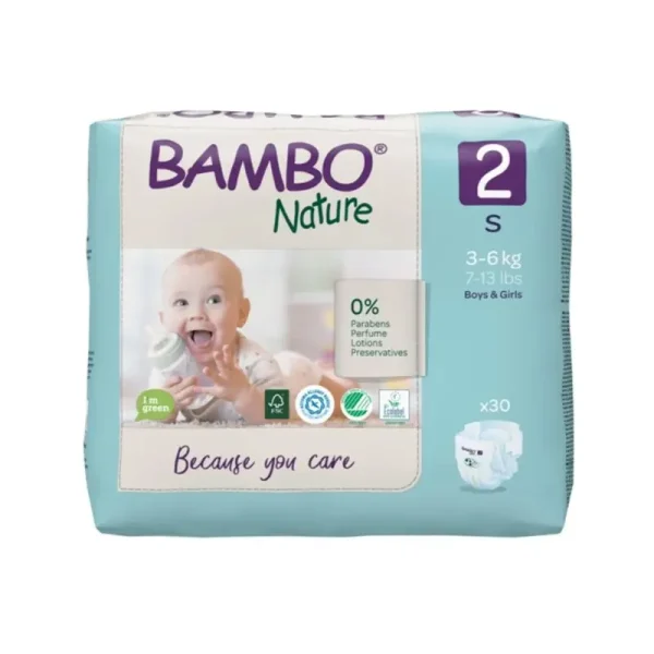 Bambo Nature 2 -Pelena x30 cope (3-6 kg)