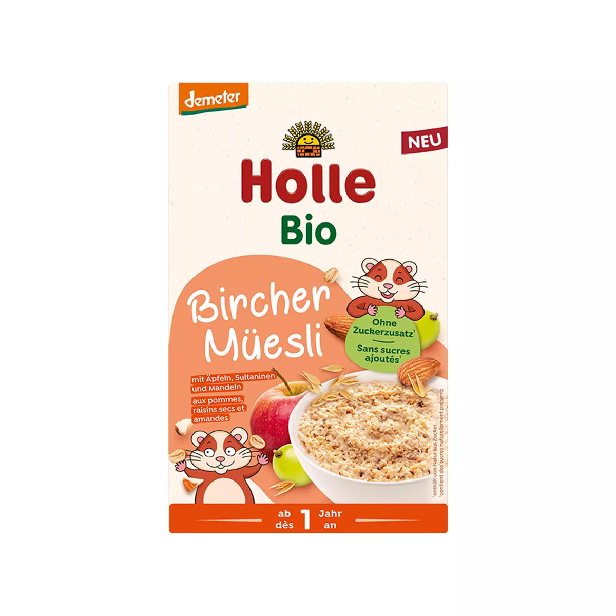 Holle – Wholegrain Bircher Muesli (12m+)
