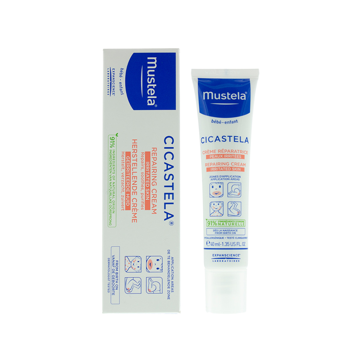 Mustela – Cicastela krem riparues x40ml