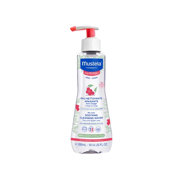 Mustela – Ujë pastrues, zbutës pa shplarje x300 ml