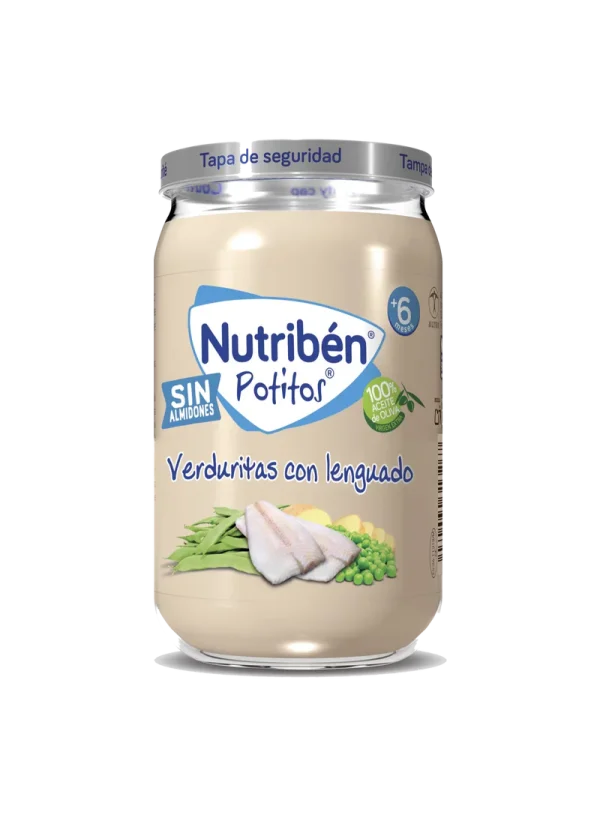 Nutriben Pure Zarzavate me Peshk Gjuhëz 235g 6M+